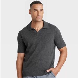 Goodiellow‎ & Co Johnny collar gray shirt